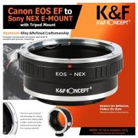 ราคา อะแดปเตอร์เมาท์เลนส์แนวคิด KNF Canon EOS EF ถึง Sony Nex E-Mount พร้อมตัวยึดขาตั้งกล้อง (28715152141)