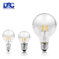 ราคา Dselchun หลอดไฟ LED E14 E27 4W G45 A60 ST64 G80 G95 สีเงิน สไตล์วินเทจ (25272873762)
