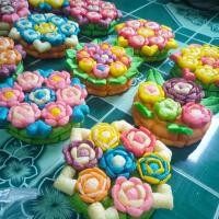 ราคา กระทงแฟนซี กระทงดอกไม้ สำเร็จรูป พร้อมลอย กระทงอาหารปลา (29910865841)
