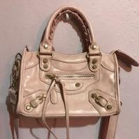 ราคา Cop balenciaga mini city สีชมพูอ่อน (89155465)