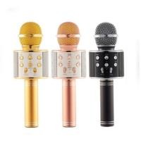 ราคา WS-858 เครื่องเล่นคาราโอเกะ บลูทูธ ไร้สาย ไมโครโฟนคอนเดนเซอร์ ลำโพง ในตัวเดียว (3247779083)