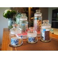 ราคา (5 ขนาด ) ขวดโหลแก้ว ฝาแก้ว 325/500/650/750/1000 ml ของแท้ รับประกันแตกหัก (44450748575)