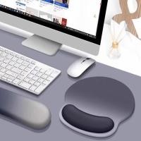 ราคา แผ่นรองเมาส์ พร้อมซิลิโคนรองข้อมือ ที่รองเมาส์ Mousepad Wristrest Best Ergonomic G3420 (29488198820)