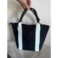 ราคา กระเป๋าถือผ้าแคนวาสสีดำ G2000 ของใหม่ (24865232785)