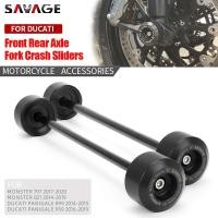 ราคา ตัวกันล้มล้อ หน้า หลัง สำหรับ DUCATI MONSTER 797 821 Multistrada 950/S 1200 1260 Panigale 899 959 รถมอเตอร์ไซค์ แกนล้อหน้า และหลัง (21972027101)