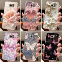 ราคา เคสโทรศัพท์สําหรับ Samsung Galaxy Note5 หมายเหตุ 6 Note7 ดอกไม้ที่สวยงามผีเสื้อปลอกบางสําหรับ Samsung Note6 หมายเหตุ 7 5 ซิลิโคนอ่อนนุ่มโปร่งใส TPU ฝาครอบ (51101687886)