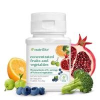 ราคา นิวทริไลท์ ผักและผลไม้รวมเข้มข้น บรรจุ 60 เม็ด Nutrilite Concentrated Fruits And Vegetables 60Tablets (26119174249)