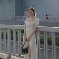 ราคา Maxi dress เดรสยาว สีขาว แขนตุ๊กตา (6270544663)