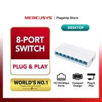 ราคา Mercusys 8-Port 10/100Mbps Desktop Network Plug & Play Lan Switch MS108 (ขับเคลื่อนโดย TP-Link) (23143695056)