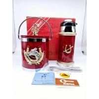 ราคา เซ็ตงานวินเทจ กระติกน้ำแข็งพร้อมที่คีบและกระติกน้ำร้อนใบใหญ่ Chatani Japan ไม่ผ่านการใช้ ตำหนิเล็กๆ (26920590286)