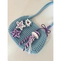 ราคา Ocean bagกระเป๋าทะเลไหมพรม⭐️กระเป๋าไหมพรม,กระเป๋าสะพายข้างไหมพรม (26312694507)