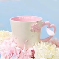 ราคา Starbucks China Online [ของแท้ พร้อมส่ง] Starbucks 2025 Cherry Blossom Spring Series Barbie Pink Bow แก้วเซรามิค 350ml (42318413746)