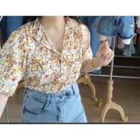 ราคา เสื้อลายดอก คอจีน คอปก (4232079986)