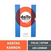 ราคา กระดาษคาร์บอน / กระดาษคาร์บอน Daito Folio 1 แพ็ค มี 100 แผ่น สีดํา F4 (28485908390)