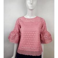 ราคา Pink Boutique อก 38"-46" แบรนด์แท้ เสื้อลูกไม้ คอกลม แขนกระดิ่ง เนื้อผ้าลูกไม้ ทอลายแน่นมากค่ะ เนื้อผ้าลูกไม้เกรดเอ (14025685695)