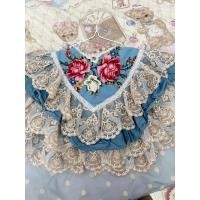 ราคา เสื้อวินเทจ ปกฟ้าระบาย เป็นปก used ไม่ติดแท็ก สวย ฟรีไซต์ (46502355553)