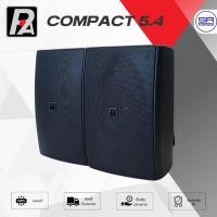 ราคา P.AUDIO COMPACT 5.4 V.2 ตู้ลำโพงติดผนัง 5 นิ้ว สีดำ 50 วัตต์ ที่ 8 โอห์ม มีไลน์ในตัว Bass Reflex ปรับได้ทุกองศา (26126032463)