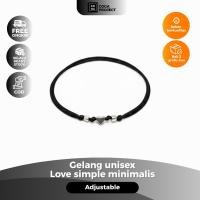 ราคา สร้อยข้อมือเชือกสีดํามินิมอล รัก | สร้อยข้อมือเชือกพรีเมี่ยม ไม่จํากัดเพศ | ดีไซน์หรูหราเรียบง่าย | เหมาะสําหรับผู้ชายและผู้หญิง | กําไลคู่รัก เพื่อนที่ดีที่สุด & ของขวัญสุดพิเศษ (48654699916)