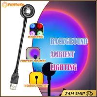 ราคา สินค้ามีคุณภาพ ยาว18.5CM โคมไฟโปรเจคเตอร์ LED ไฟโรเซ่ โคมไฟสีรุ้ง ใช้USB ใช้ไฟ DC5V สไตล์วินเทจ อุปกรณ์ถ่ายภาพ (46552642044)