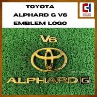 ราคา โลโก้สัญลักษณ์ Toyota Alphard G V6 (GOLD) [SET] [มือสอง] (55604664894)