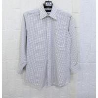 ราคา MARIO VALENTINO แท้ อก40 เสื้อเชิ๊ตแขนยาวลายตารางสปอตคลาสสิก (23678515349)