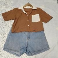 ราคา เสื้อคลับคอปกสีส้มอิฐ (43376578263)