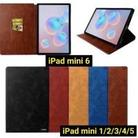 ราคา เคสหนังฝาพับ สำหรับ iPad mini 6 iPad mini 1/2/3 iPad mini 4/5 มีช่องใส่นามบัตร เรียบหรู (13248609185)