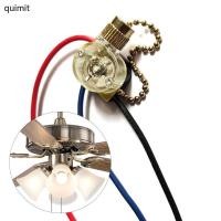 ราคา Quim 3 สายดึงโซ่สวิทช์สวิตช์ไฟผนังสําหรับพัดลมเพดานโต๊ะโคมไฟโบราณ (29583317132)