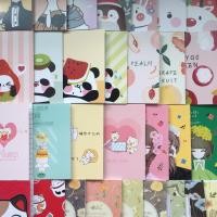 ราคา เลือกลายได้ พร้อมส่ง เซต 2 สมุดมีเส้น สมุดจดบันทึก สมุดโน๊ต โน้ตขนาดเล็ก รูปการ์ตูนแบบมีเส้น ขนาด 8.5*12ซม (7636703250)