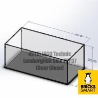 ราคา เคสอะคริลิคพร้อมฐานสีดําสําหรับ 42115 LEGO Technic Lamborghini Sian FKP37 (ปิดประตู) (55305341908)