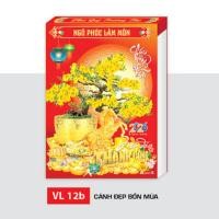 ราคา ปฏิทิน 2026 Bloc Dai – ทิวทัศน์ที่สวยงามของ Four Seasons | ปฏิทิน Van Lang Wall Tet | (รหัส : VL12b) (43220805604)