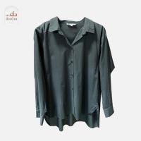 ราคา (มือสอง) เสื้อเชิ้ต สีเขียวขี้ม้า AIIZ อก 44 นิ้ว (10276232960)