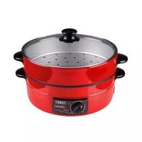 ราคา OTTO รุ่น SP-314G กระทะไฟฟ้า พร้อมซึ้งสำหรับนึ่ง เคลือบเทฟล่อน ขนาด 12 นิ้ว จุ 3 ลิตร (54206005003)
