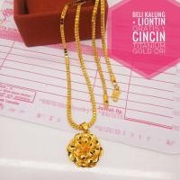 ราคา Milano NECKLACE SET LUXURY FLOWER PENDANT (29265834196)