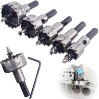 ราคา HSS Hole Saw 20mm - 40mm High Speed Steel Saw Tip Drill Bit Hole Cutter Tool for Wood Metal Alloy Metal Hole Saw (46352068674)