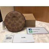 ราคา Coach round coin case(86401) ของแท้ (7040921108)