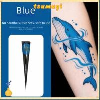 ราคา TSUMUGI Henna Tattoo Cream, กึ่งถาวรชั่วคราว Henna วางกรวย, Mehndi สีดําสีน้ําตาลใช้งานง่าย Mehndi Body Art Ink รอยสักชั่วคราว (51055294092)