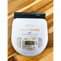 ราคา เครื่องเล่นcdพกพา Sony Discman ESP D-V55 สีบรอนเงิน ของแท้ ใช้งานได้ปกติ หายาก made in japan (24841865537)