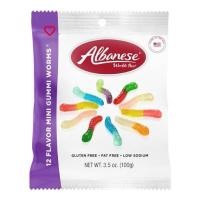 ราคา Albanese 12 Flavors Mini Worms Gummy 100g. อัลบานีส เยลลี่หนอนจิ๋ว 12 รสชาติ จากอเมริกา (26431896570)