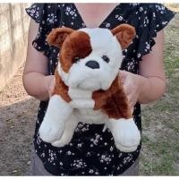 ราคา ตุ๊กตาน้องหมาบูลด็อก ขนนุ่ม ก้นถ่วง Hardy Bulldog ขนาด 13 นิ้ว ป้าย Douglas The Cuddle Toy (21369070624)