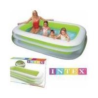 ราคา Intex สระน้ำเป่าลมสี่เหลี่ยมแฟมิลี่ 262x175x56 ซม. รุ่น 56483 (สีเขียว) ฟรี ที่สูบลมดับเบิ้ลควิ๊ก วัน (8365844577)