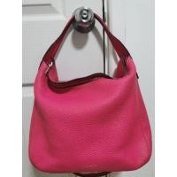 ราคา กระเป๋า Coach Park Leather แท้ สีชมพูบานเย็น​ มือสองสภาพดีมาก (23882685965)