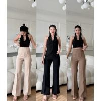 ราคา กางเกงขาม้าเอวสูง แต่งซิปหลังทรงขาม้า (26213049985)