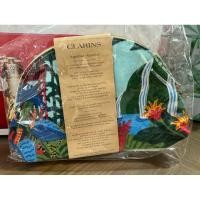 ราคา Clarins กระเป๋าเครื่องสำอาง ทรงครึ่งวงกลม ลาย Argentina (24617742728)