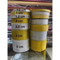 ราคา ริบบิ้นสีทอง / ริบบิ้นสีทอง / ริบบิ้นสีเงิน / ริบบิ้นโลหะ / ริบบิ้นผ้า (50355548911)