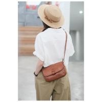ราคา กระเป๋า messenger หนังแท้ cowhide เกรดวินเทจ สไตล์สำหรับผู้หญิง (43008276895)