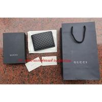 ราคา กระเป๋าสตางค์ GUCCI Men's Black Microguccissima GG Logo Leather Bifold Wallet ของใหม่ มีใบเสร็จ ครับ (16789688180)