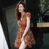 ราคา เดรสสีน้ำตาลอมส้ม dressfriends.bybf (6927294738)