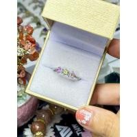 ราคา ✨ แหวนพลอยทัวร์มาลีนมินิมอล (Minimal Tourmaline Ring) พลอยทัวร์มาลีนแท้ ตัวเรือนปรับไซส์ได้ ✨ (53706505723)