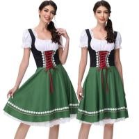 ราคา NEW8799 ชุดบาวาเรียน สาวเชียร์เบียร์เขียว เทศกาลเบียร์ อ็อกโทเบอร์เฟสต์ Women German Oktoberfest Costumes ด่วนมีส่งGrab (40818683777)